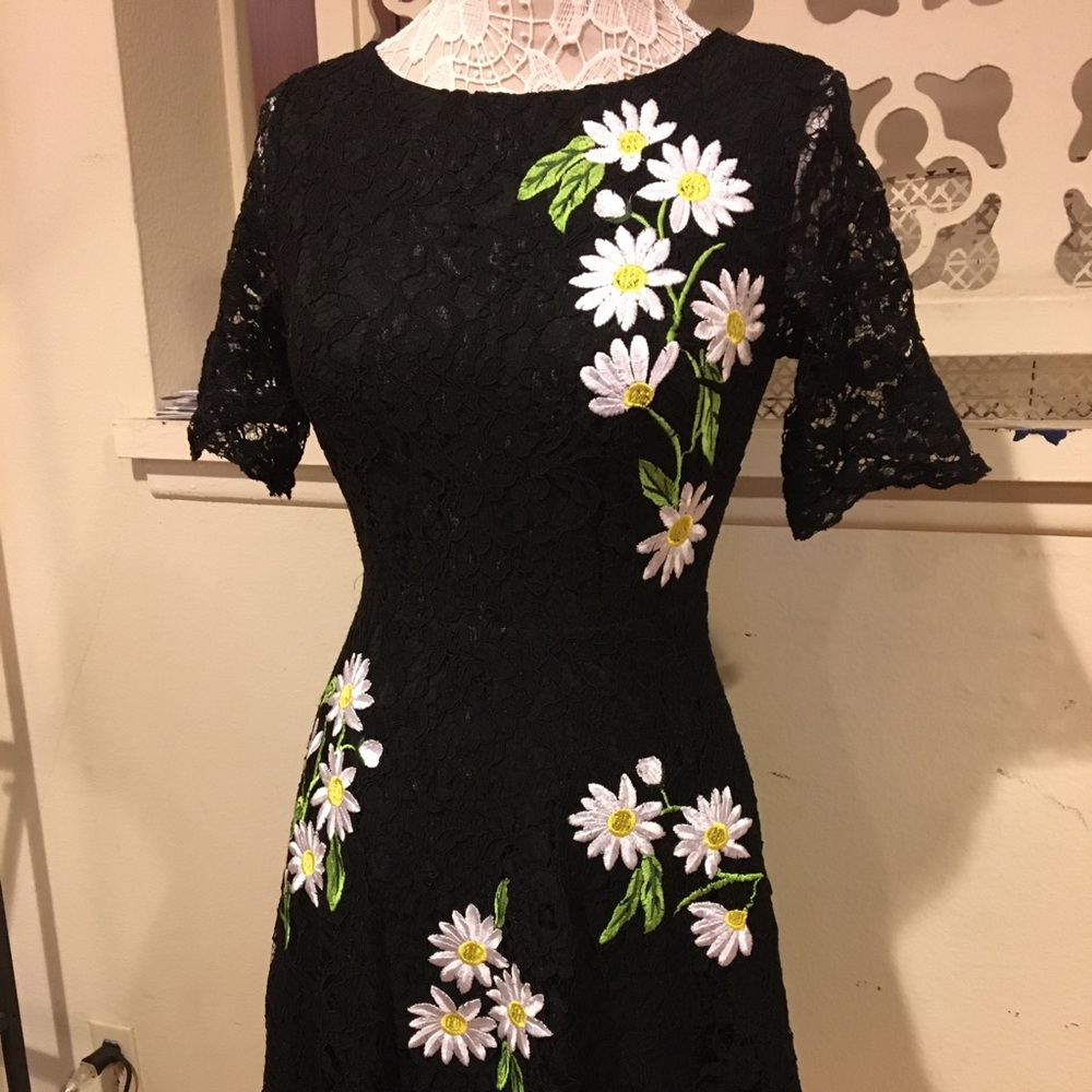 ModCloth Lace Floral Dress